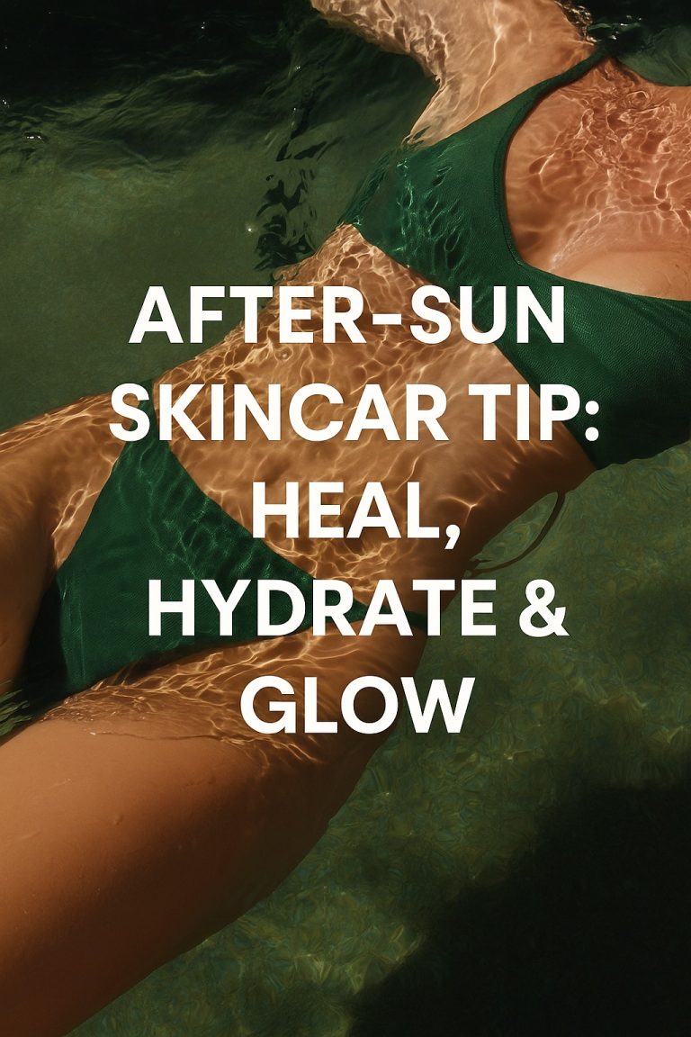 🌞 After-Sun Skincare Tips: Heal, Hydrate & Glow