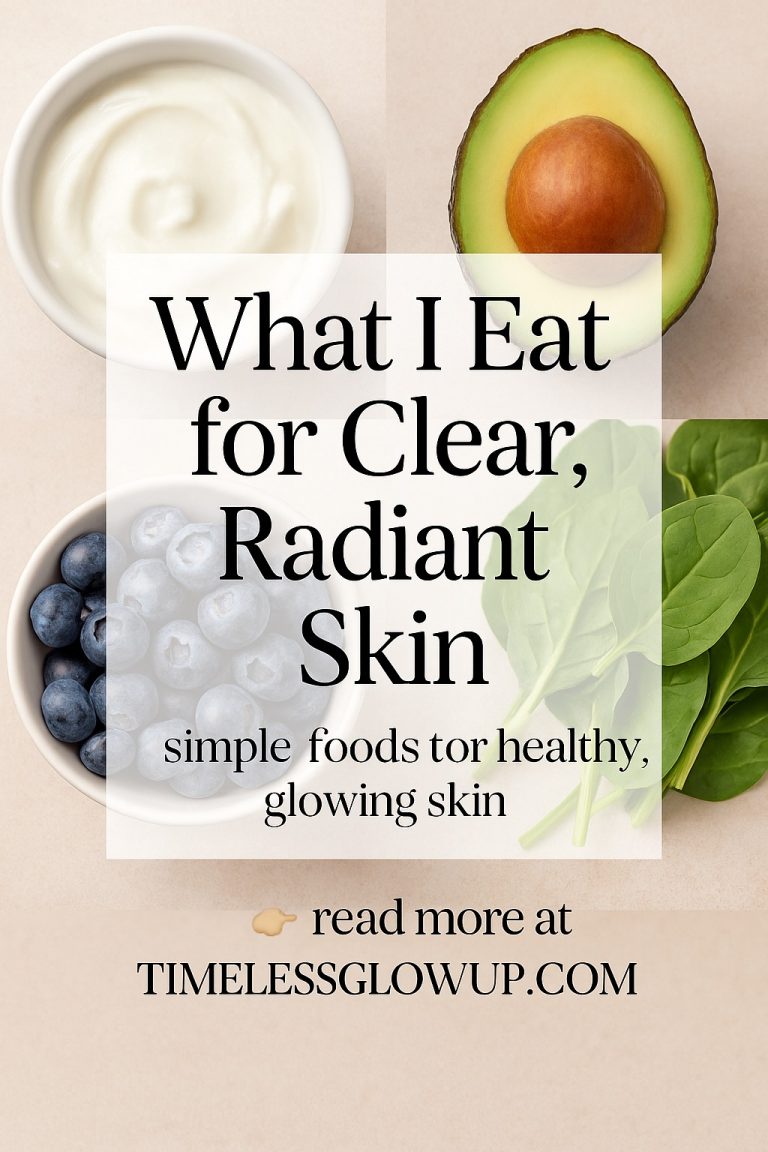 🥑 What I Eat for Clear, Radiant Skin