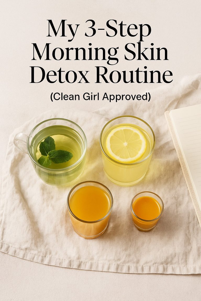 🥤 3 Morning Drinks That Cleanse Your Skin from Within