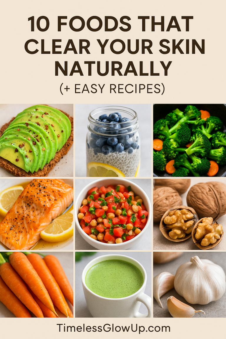 10 Foods That Clear Your Skin Naturally (+ Easy Recipes)